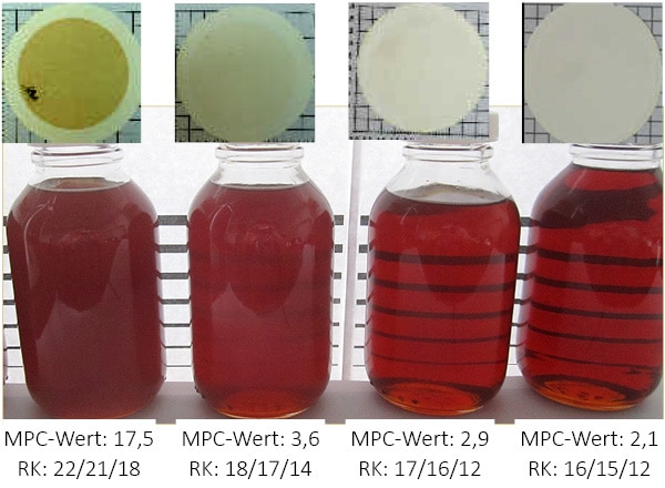 turbinenöl, varnish removal bei ritzellager